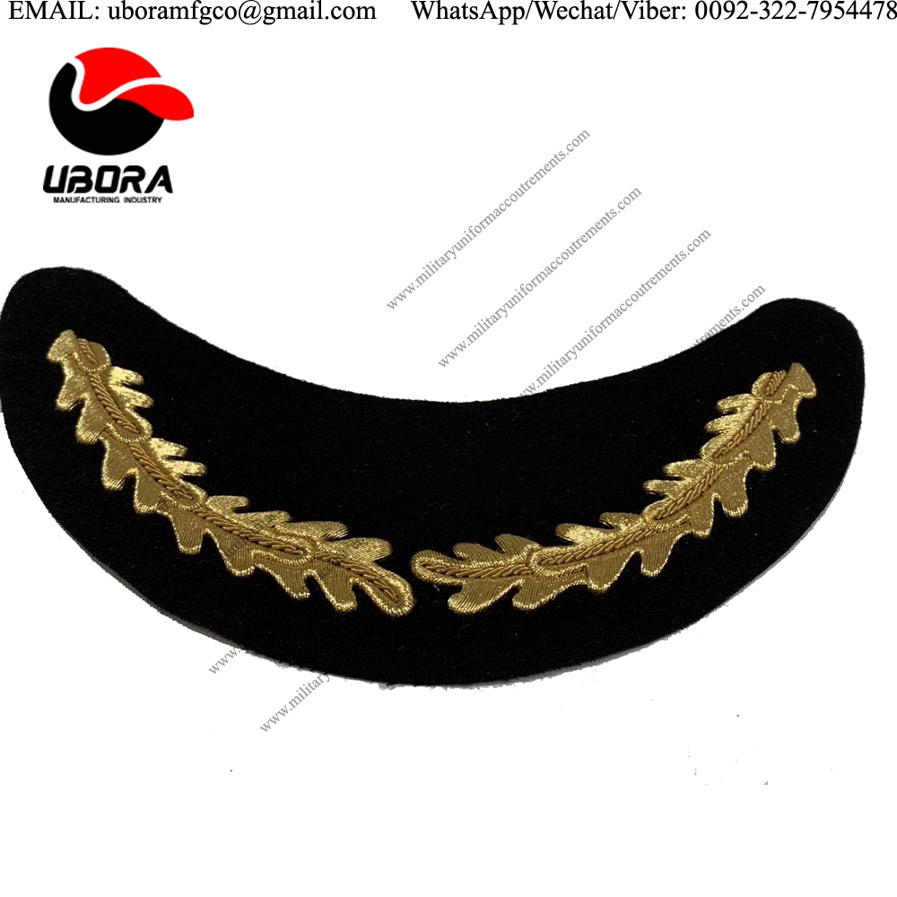 Royal Navy cap peak visor Admirals Gold hat accessories supplier